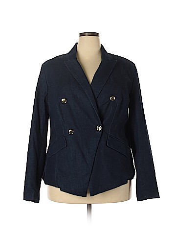 ELOQUII Denim Jacket (view 1)