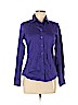 Banana Republic Purple Long Sleeve Button-Down Shirt Size 6 (petite) - photo 1