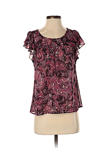 Ann Taylor LOFT Outlet Short Sleeve Blouse (view 1)