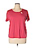 Talbots 100% Cotton Pink Short Sleeve Top Size 1X - photo 1