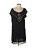 Lucky Brand 100% Rayon Black Casual Dress Size L - photo 1