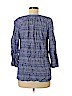 Kenar 100% Rayon Blue 3/4 Sleeve Blouse Size XL - photo 2