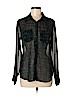 Guess 100% Polyester Black Long Sleeve Blouse Size M - photo 1
