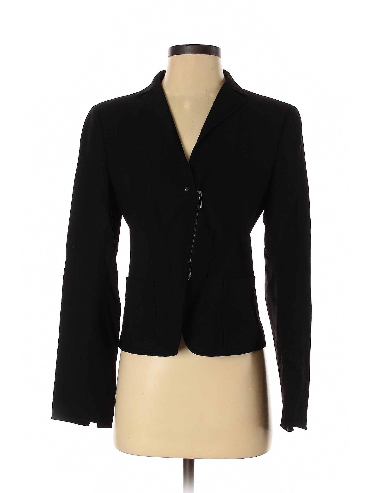 Akris Punto for Saks Fifth Avenue Women Black Wool Blazer 4 | eBay
