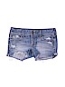 Abercrombie 100% Cotton Blue Denim Shorts Size 14 - photo 1