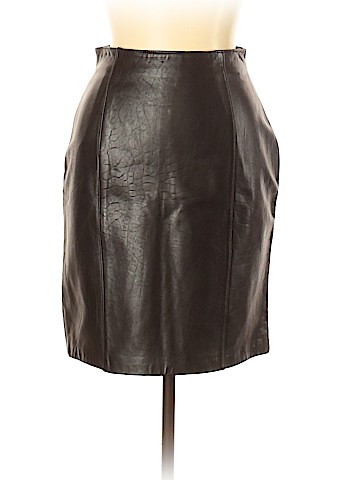 Lord & Taylor Leather Skirt (view 1)