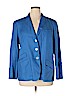 Lauren by Ralph Lauren 100% Linen Blue Blazer Size 16 - photo 1