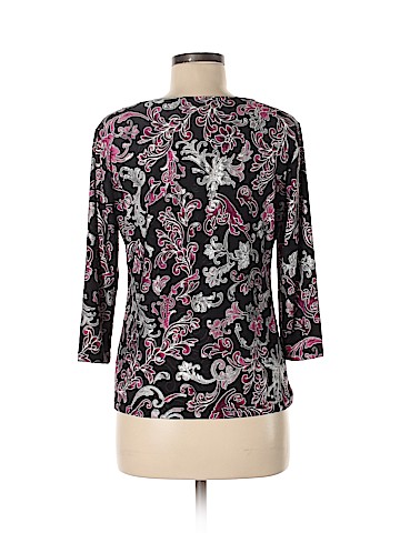 JM Collection 3/4 Sleeve Top (view 2)