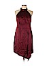 Nanette Lepore 100% Polyester Burgundy Casual Dress Size 10 - photo 1
