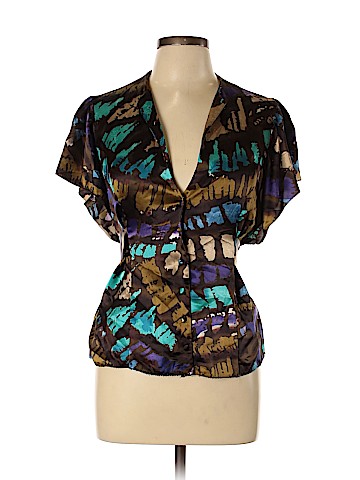 BCBGMAXAZRIA Short Sleeve Blouse (view 1)