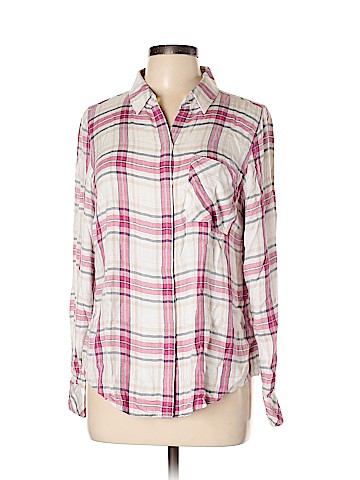 White House Black Market Long Sleeve Button-Down Shirt (view 1)