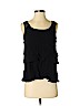 Ann Taylor LOFT Outlet 100% Rayon Black Sleeveless Blouse Size S - photo 1