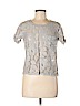 Abercrombie & Fitch Gray Short Sleeve Blouse Size M - photo 1