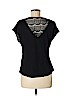Daniel Rainn Black Short Sleeve Top Size M (petite) - photo 2