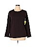 ELOQUII Brown Long Sleeve T-Shirt Size 14 - 16 Plus - photo 1