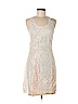 Free People 100% Polyester Tan Casual Dress Size M - photo 1