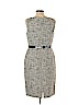 Carmen Marc Valvo Gray Casual Dress Size 10 - photo 2
