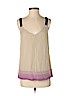 Banana Republic 100% Silk Tan Sleeveless Silk Top Size S - photo 1