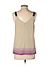 Banana Republic 100% Silk Tan Sleeveless Silk Top Size S - photo 2