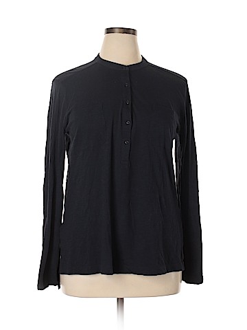Ann Taylor LOFT Long Sleeve Henley (view 1)