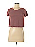 Caution to the Wind Burgundy Short Sleeve T-Shirt Size M - photo 1