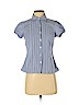 St. John's Bay Blue Short Sleeve Button-Down Shirt Size S (petite) - photo 1