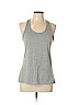 Nike 100% Polyester Gray Active Tank Size L - photo 1
