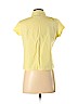 Eileen Fisher Yellow Short Sleeve Button-Down Shirt Size S - photo 2