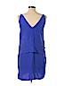 Amanda Uprichard 100% Silk Blue Casual Dress Size L - photo 2