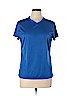 New Balance 100% Polyester Blue Active T-Shirt Size L - photo 1