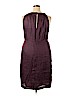 Ann Taylor LOFT 100% Linen Purple Casual Dress Size 18 - photo 2
