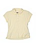 Justice Solid Yellow Short Sleeve Polo Size 2XL (kids) - photo 1