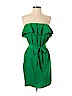 Amanda Uprichard 100% Silk Green Casual Dress Size S - photo 1