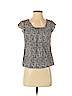 Ann Taylor LOFT 100% Polyester Black Short Sleeve Blouse Size 00 (petite) - photo 1