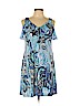 Roz & Ali Blue Casual Dress Size L (petite) - photo 1