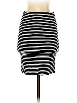 Madewell City Skirt in Stripe (view 2)