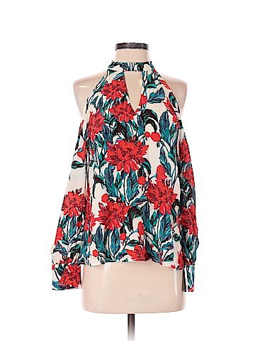 Chloe Oliver Long Sleeve Silk Top (view 1)