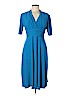 Evan Picone Blue Casual Dress Size 12 (petite) - photo 1