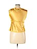 Alfani 100% Silk Gold Sleeveless Silk Top Size 6 (petite) - photo 2
