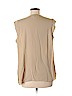 Banana Republic Factory Store 100% Polyester Tan Short Sleeve Blouse Size M - photo 2