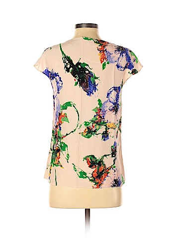 Parker Short Sleeve Silk Top (view 2)