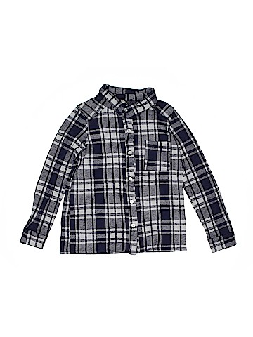 Pink K Long Sleeve Button-Down Shirt (view 1)