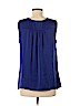 BCBGMAXAZRIA 100% Polyester Blue Sleeveless Blouse Size M - photo 2