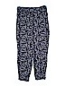 Justice 100% Rayon Floral Blue Casual Pants Size 16 - photo 1