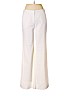 Theory White Linen Pants Size 8 - photo 1