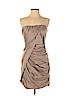 Elizabeth and James Tan Cocktail Dress Size 4 - photo 1