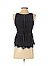 Ann Taylor LOFT 100% Polyester Blue Sleeveless Blouse Size 0 (petite) - photo 2