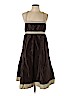 J.Crew 100% Silk Brown Cocktail Dress Size 14 - photo 1