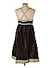 J.Crew 100% Silk Brown Cocktail Dress Size 14 - photo 2