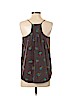 Rebecca Taylor 100% Silk Gray Sleeveless Silk Top Size 2 - photo 2